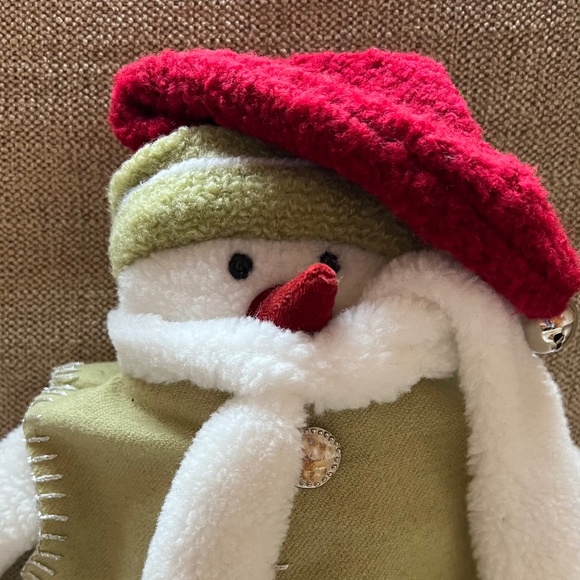 VTG 2002 Woof & Poof Musical Snowman with W&P Button - Picture 3 of 4